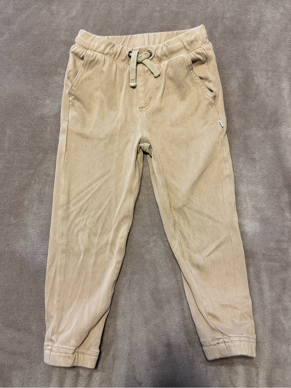 Little Sleepies Play Toasted Hazelnut Denim Jogger, 4T